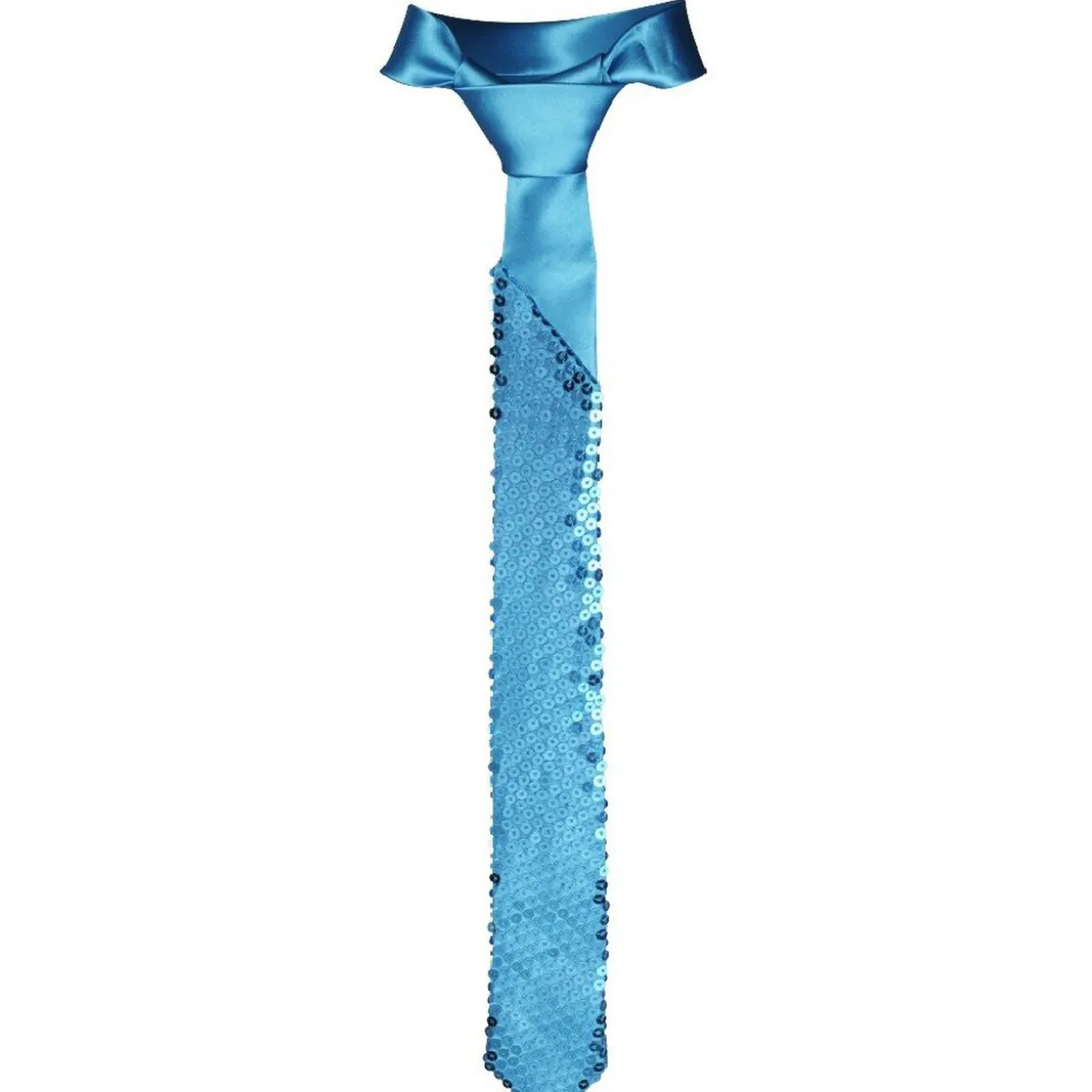 Cravate uni à paillettes