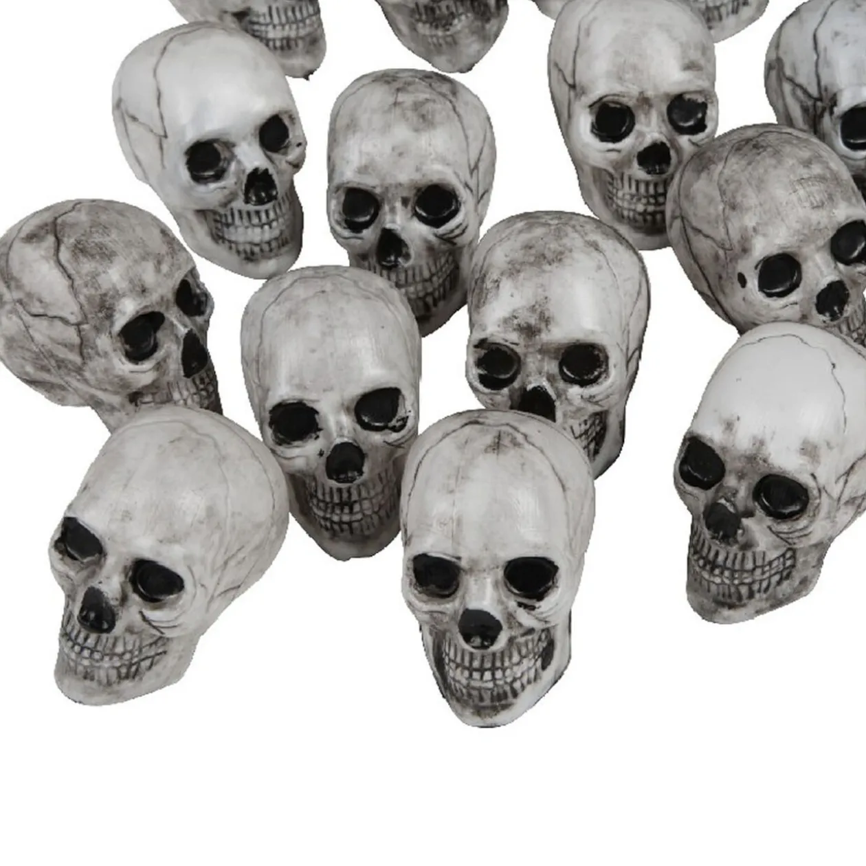Crâne déco de table x10