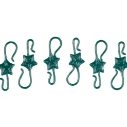 Crochet vert flocon de neige x48