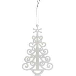 Déco à suspendre pailletée blanche ou rouge - 10 modèles