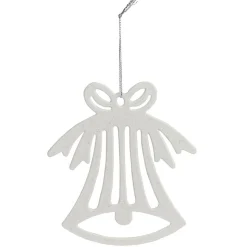 Déco à suspendre pailletée blanche ou rouge - 10 modèles