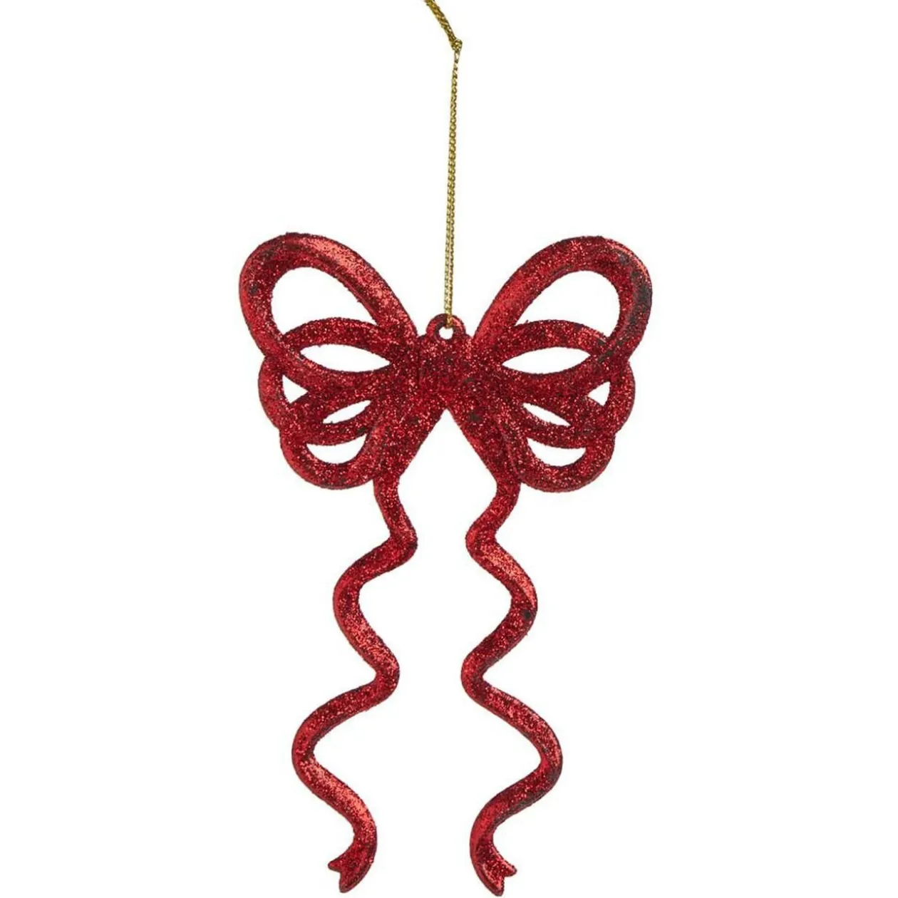 Déco à suspendre pailletée blanche ou rouge - 10 modèles