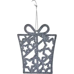 Déco à suspendre paillette argenté - 10 modèles