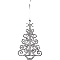 Déco à suspendre paillette argenté - 10 modèles