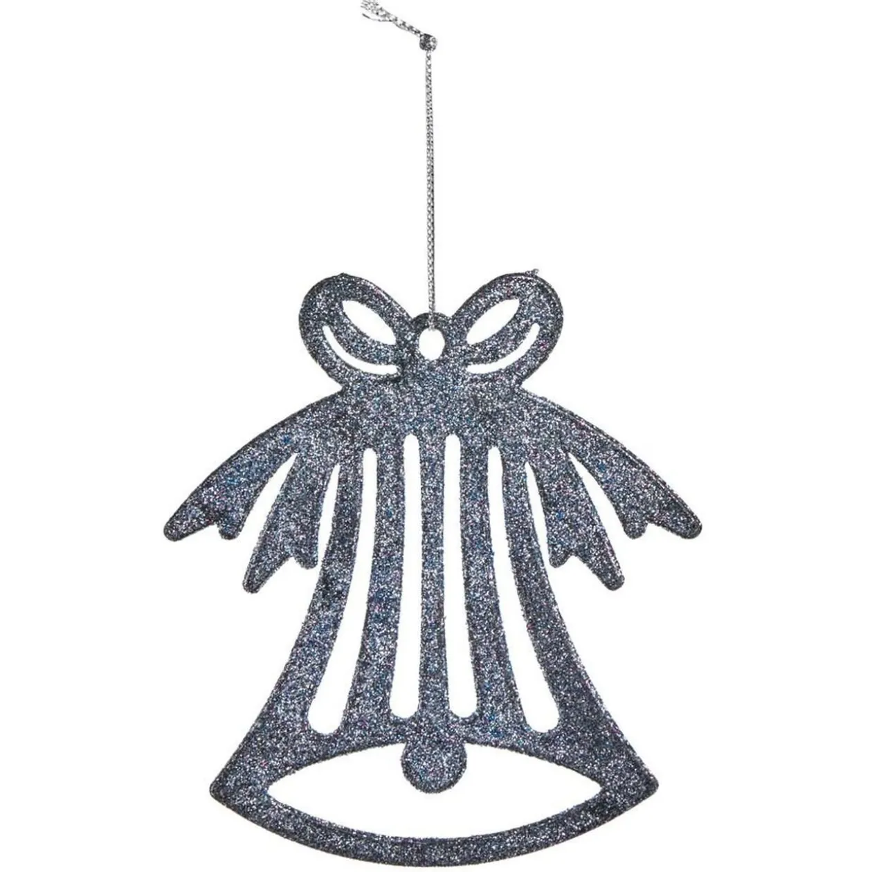 Déco à suspendre paillette argenté - 10 modèles