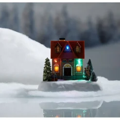 Déco de Noël maison lumineuse 5 LED