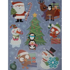 Décor de fenêtre Noël