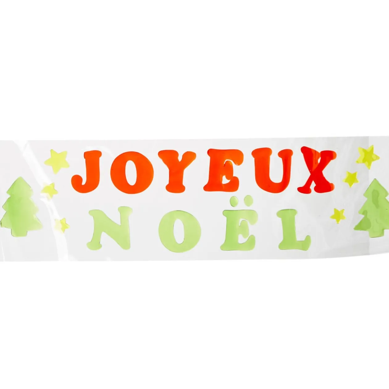 Décor fenêtre joyeux Noël