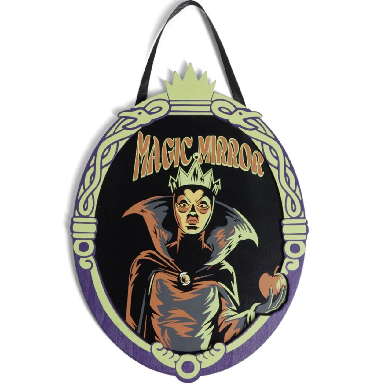 Décoration à suspendre Disney Maléfique miroir magique 23,5xh22cm