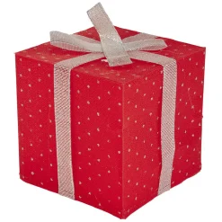 Décoration cadeau lumineux à LED multicolore H10 cm