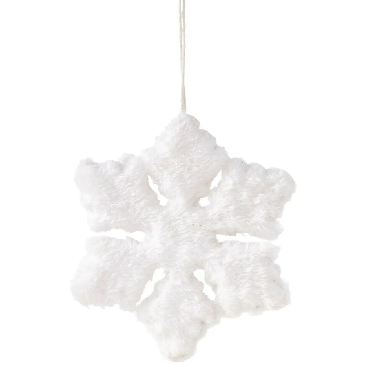 Décoration de Noël à suspendre blanche