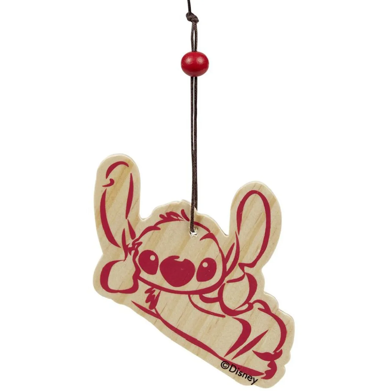 Décoration de Noël bois Disney Stitch à suspendre