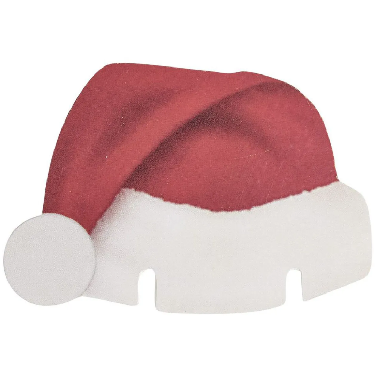 Décoration de Noël bonnet pour verre x8