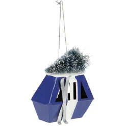 Décoration de Noël cabine à suspendre