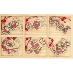 Décoration de Noël Disney Mickey à suspendre x12