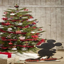 Décoration de Noël Disney Mickey Minnie blanc noir rouge x16