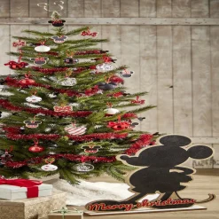 Décoration de Noël Disney Mickey Minnie blanc noir rouge x16
