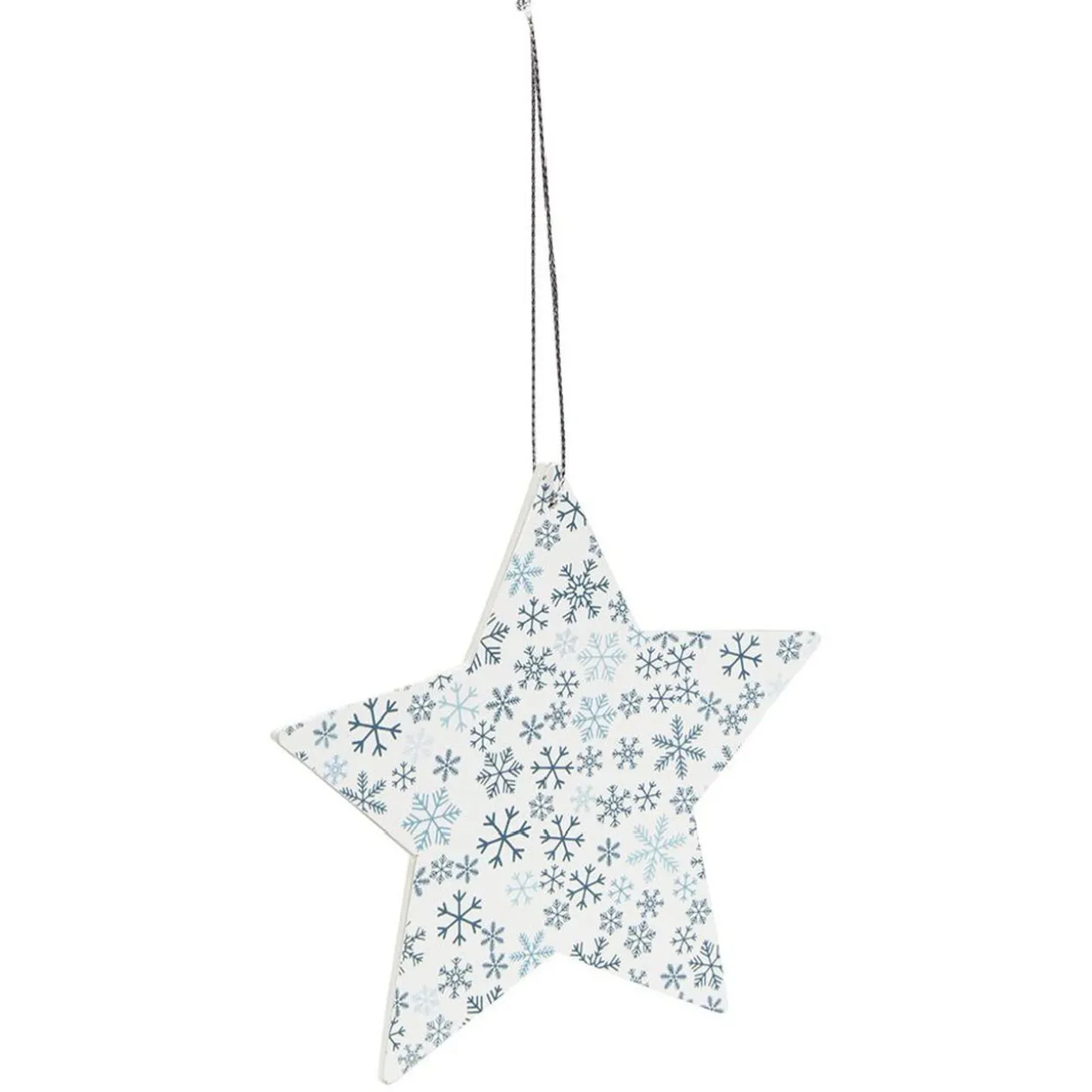 Décoration de Noël en bois à suspendre L10x10 cm