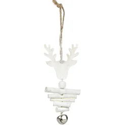 Décoration de Noël en bois à suspendre L14X6.5X2 cm