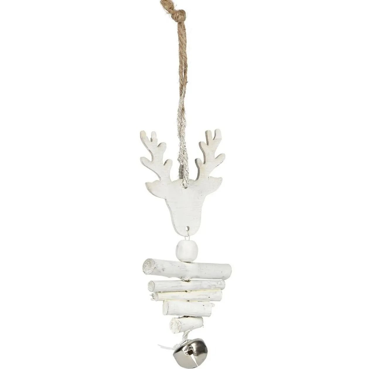 Décoration de Noël en bois à suspendre L14X6.5X2 cm