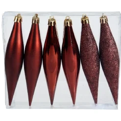 Décoration de Noël goutte à suspendre x6