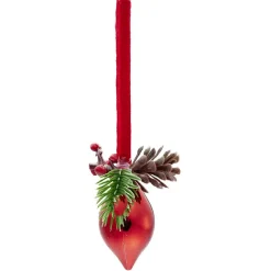 Décoration de Noël goutte colorée