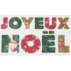 Décoration de Noël électrostatique Joyeux Noël