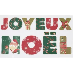 Décoration de Noël électrostatique Joyeux Noël