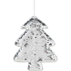 Décoration de Noël pailletée à suspendre