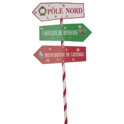 Décoration de Noël pancarte