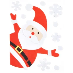 Décoration de Noël pour fenêtre multicolore