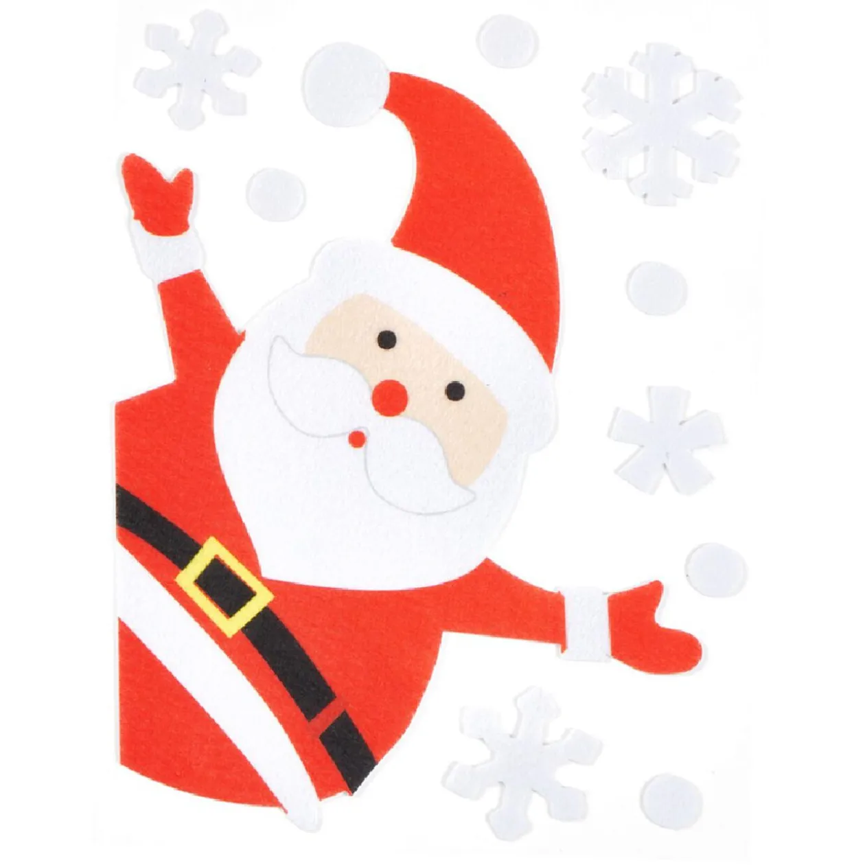 Décoration de Noël pour fenêtre multicolore