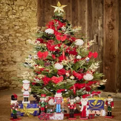 Décoration de Noël stalactite rouge à suspendre x6