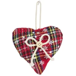 Décoration de Noël tartan à suspendre