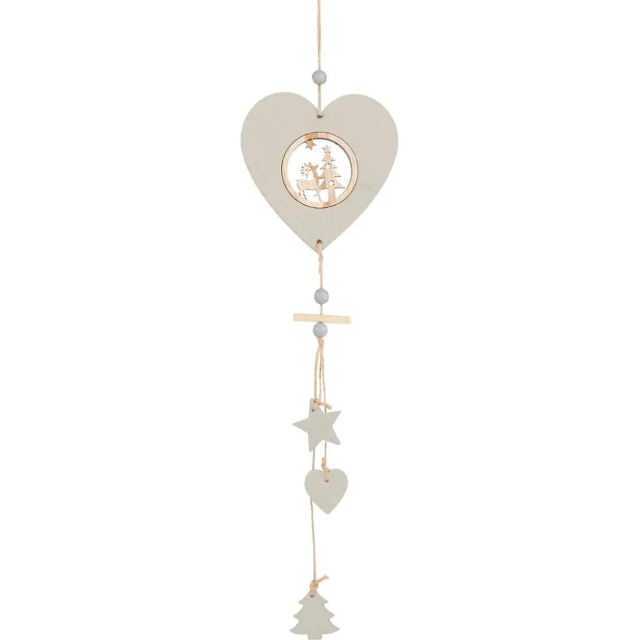 Décoration de Noël étoile sapin coeur