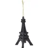 Décoration de Noël Tour Eiffel à suspendre en résine 2 modèles
