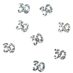 Décoration de table anniversaire 30 ans argenté