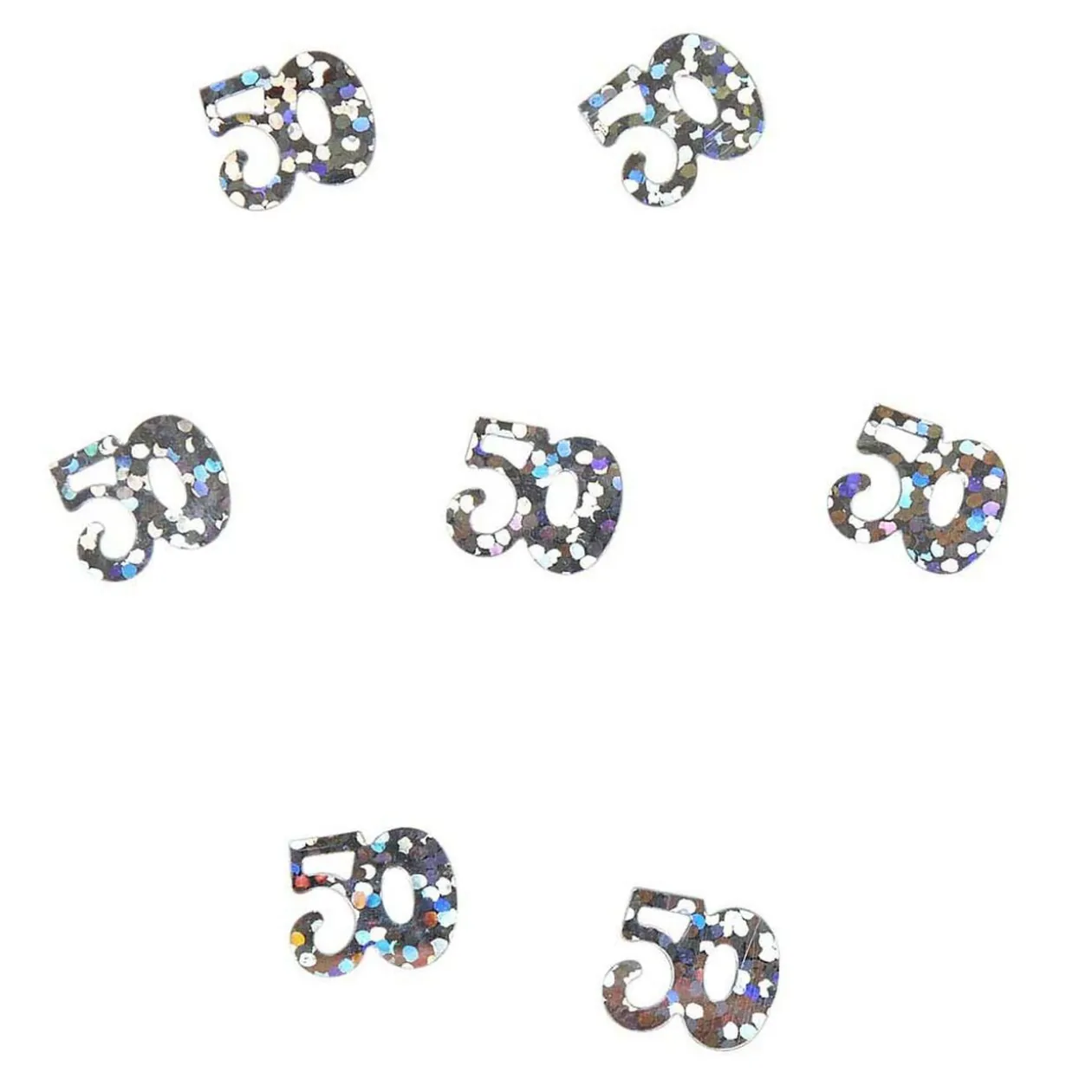 Décoration de table anniversaire 50 ans argenté