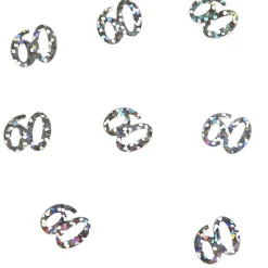 Décoration de table anniversaire 60 ans argenté