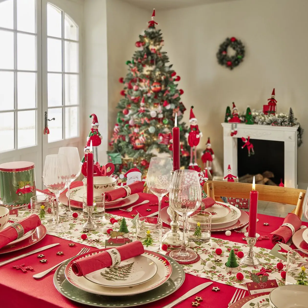 Décoration de table forme étoile dorée 20 pièces