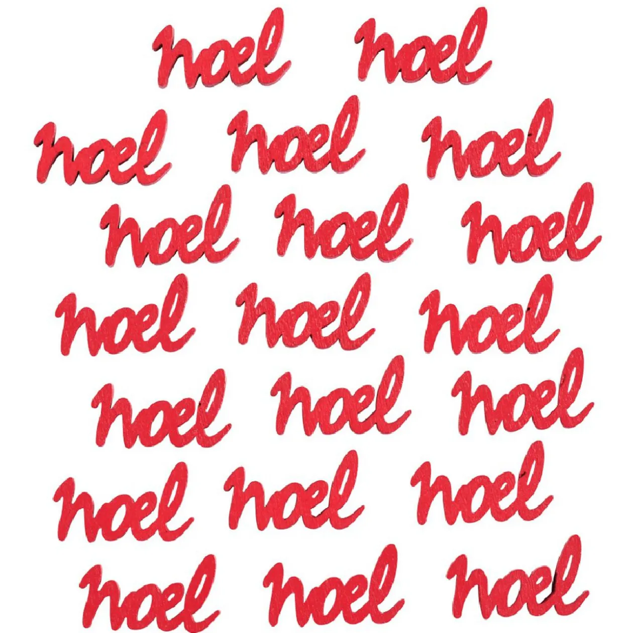 Décoration de table lettres de Noël x20