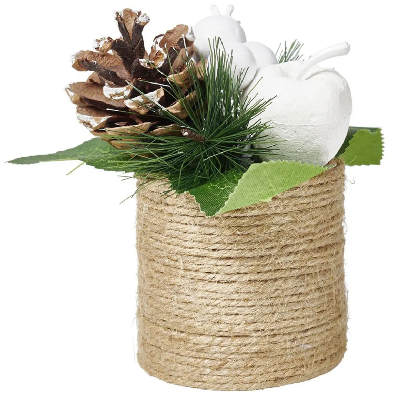 Décoration de table Noël sapin pot à poser