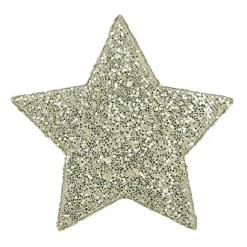 Décoration de table étoile x24 pièces, dorée ou argentée