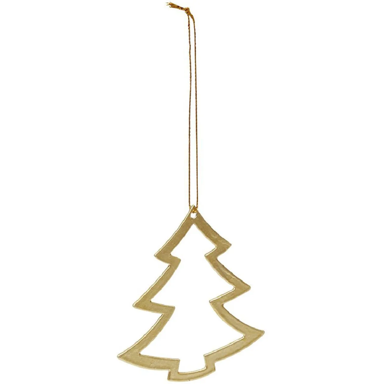 Décoration en métal doré à suspendre