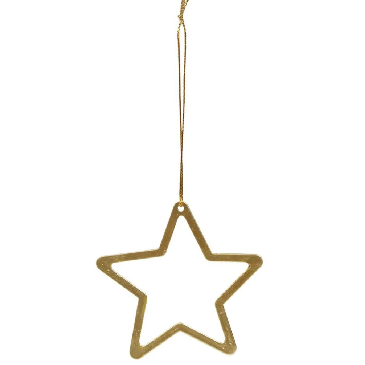 Décoration en métal doré à suspendre