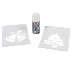 Décoration fenêtre pochoir X8