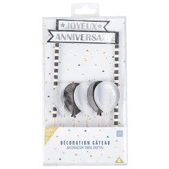 Décoration gâteau Joyeux anniversaire et ballon