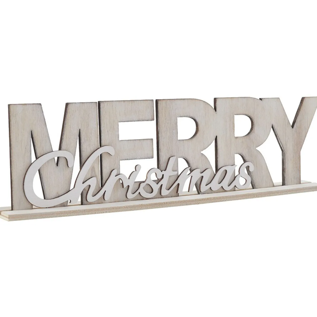 Décoration lettres Merry Christmas à poser