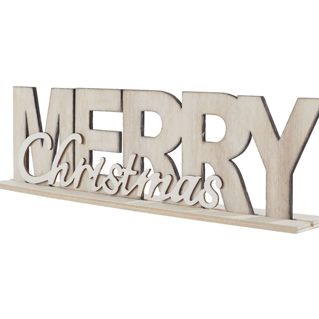 Décoration lettres Merry Christmas à poser