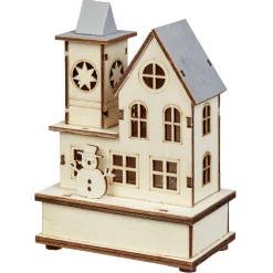 Décoration lumineuse, bois